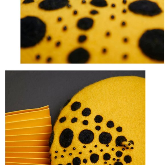 Designer Painter Hat | 100% Handmade Wool Felt - Picture 8 of 8